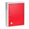 Adiroffice Large Steel Dual Locking Medication Cabinet in Red. ADI999-04-RED-MK - alternate 1